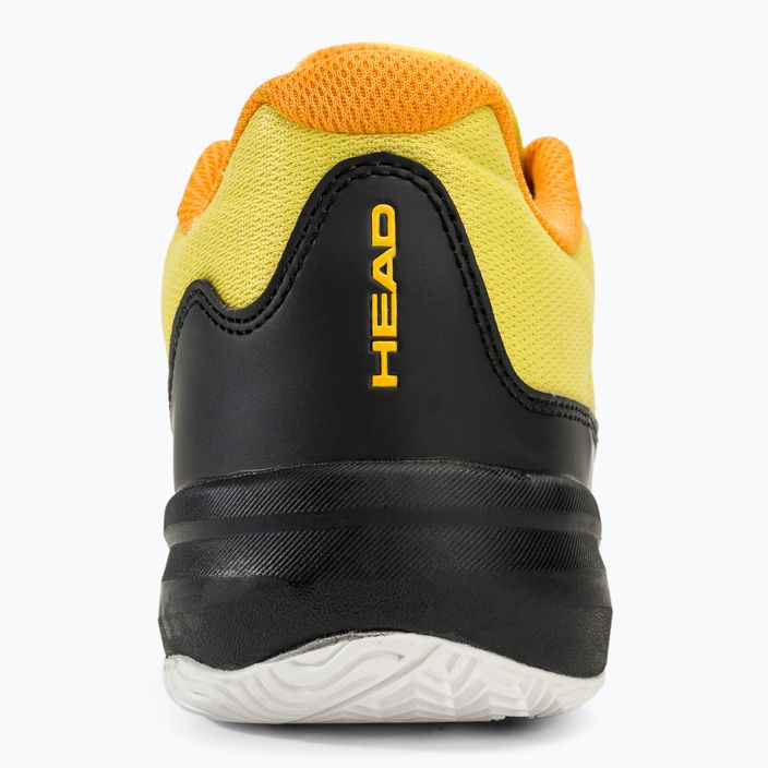HEAD Sprint 3.5 banana/black children's tennis shoes 6