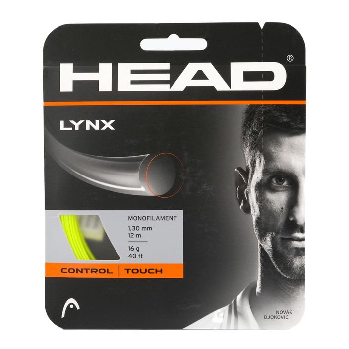 HEAD Lynx tennis string 12 m yellow 281784 2