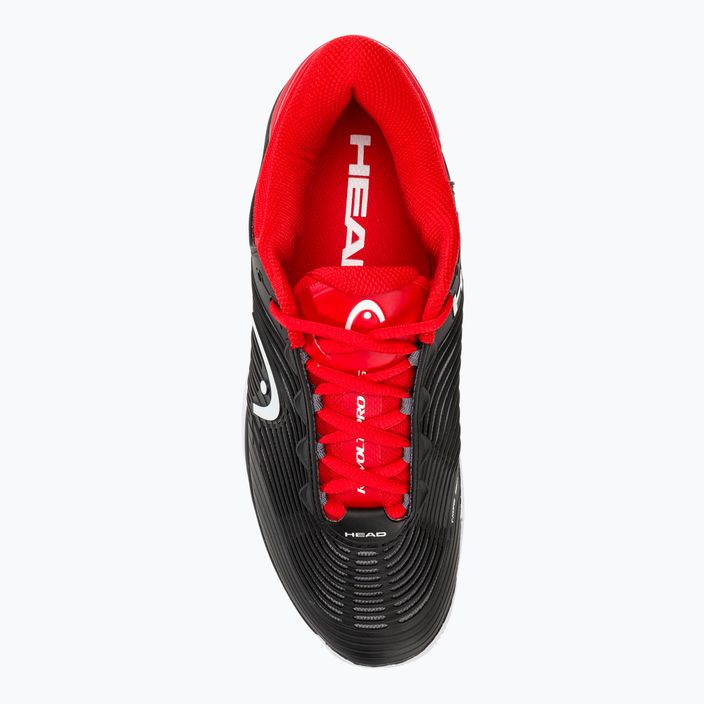 HEAD Revolt Pro 4.5 Clay men's tennis shoes black/red 5