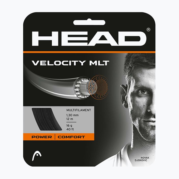 HEAD Velocity MLT tennis string 12 m black 281404