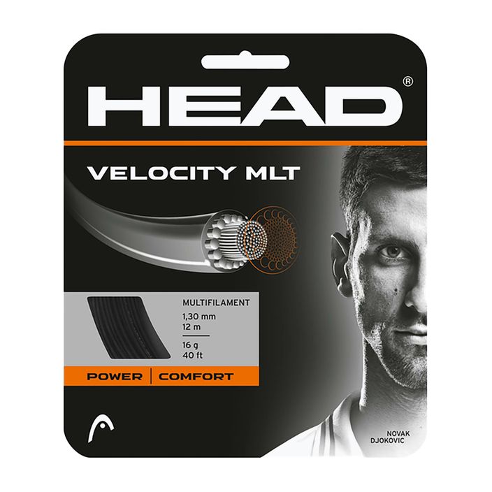 HEAD Velocity MLT tennis string 12 m black 281404 2