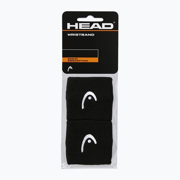 HEAD Wristband 2.5" 2 pcs black 285050 3