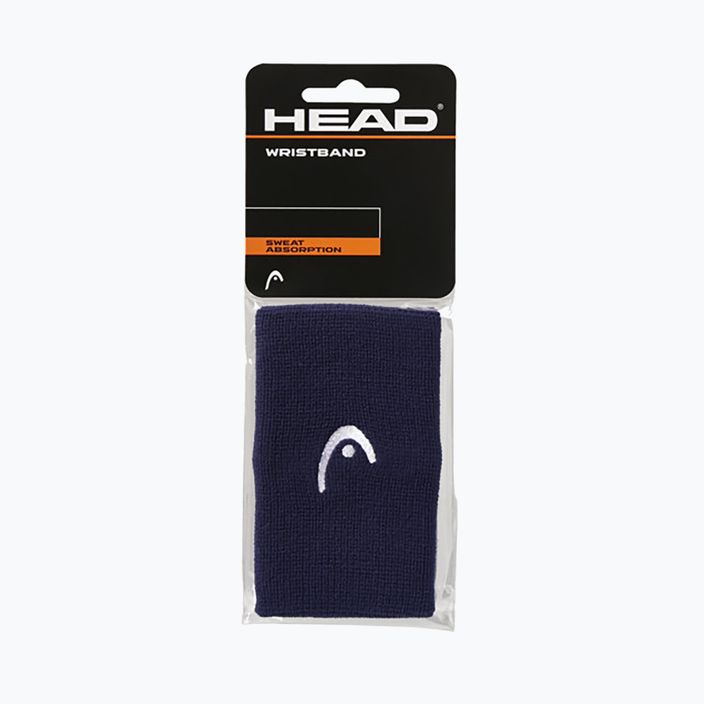 HEAD Wristband 5" 2 pcs navy