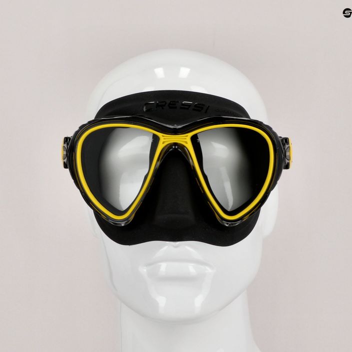 Cressi Quantum diving mask black/yellow DS515010 7