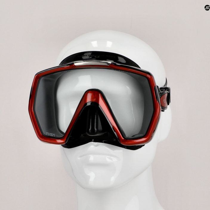 TUSA Freedom Hd Diving Mask Black-Red M-1001 7