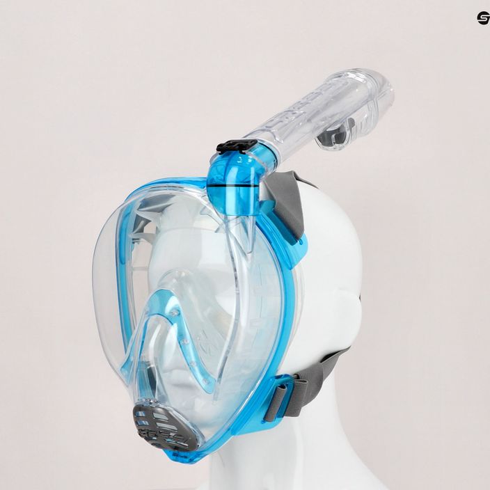 Cressi Baron full face mask for snorkelling blue XDT020025 5