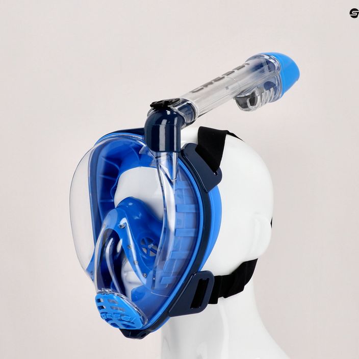Cressi Baron full face mask for snorkelling blue XDT042022 3