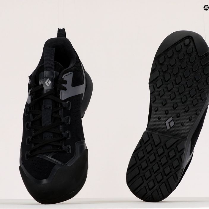 Black Diamond Mission XP Leather men's approach shoes black 9