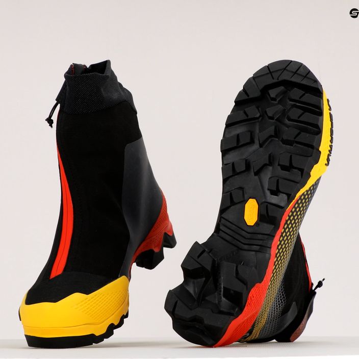 Men's La Sportiva Aequilibrium Top GTX high-mountain boots black/yellow 21X999100 11
