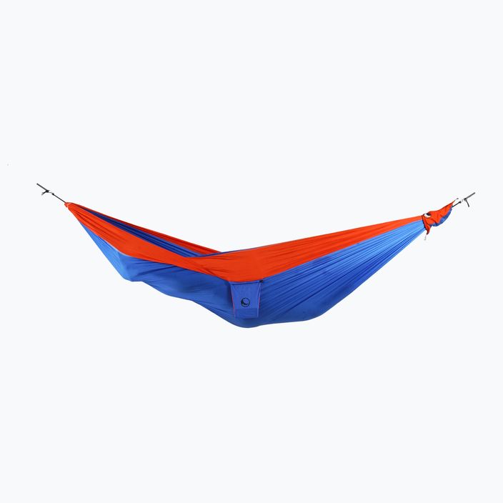 Ticket To The Moon Original navy blue and orange two-person hiking hammock TMO3935