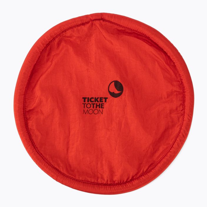 Ticket To The Moon Pocket folding frisbee red TMFRIS10