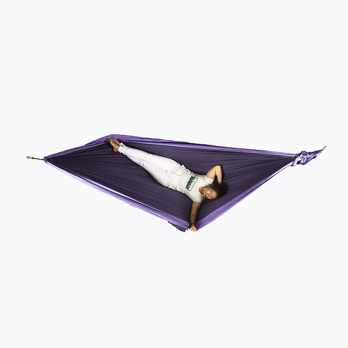 Ticket To The Moon Original navy blue/purple two-person hiking hammock 3