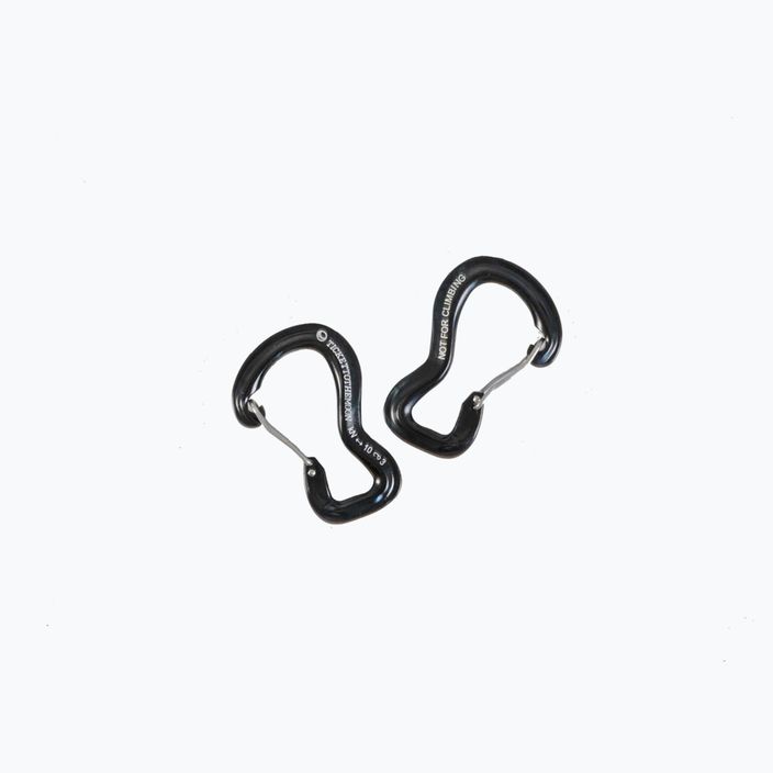 Ticket To The Moon carabiner set A-6061 2pcs black TMBINER10 2