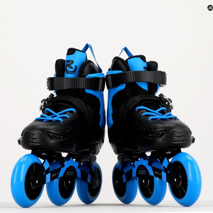 Roces Yep 3X90 TIF children's roller skates black/blue 400853 10