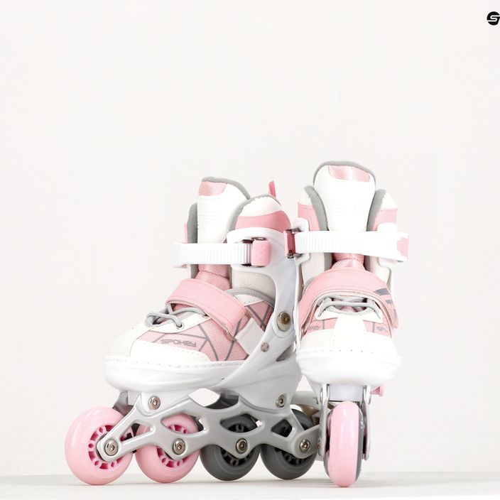 Spokey TONY pink children's roller skates 927068 9