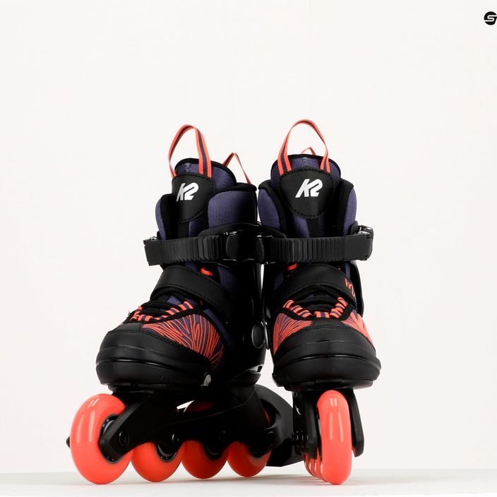 K2 Marlee children's roller skates purple and orange 30G0126/11 13