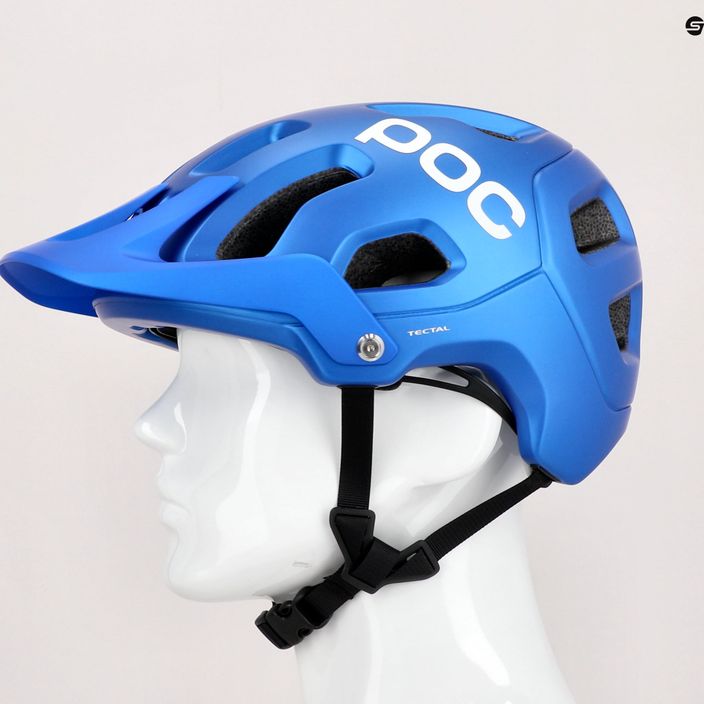 Bicycle helmet POC Tectal opal blue metallic/matt 8