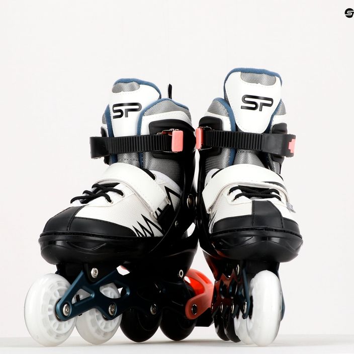 Spokey TONY children's roller skates white 927003 9