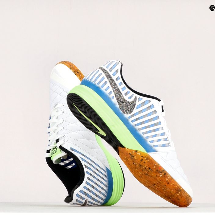 Nike Lunargato II IC men's football boots white 580456-043 10