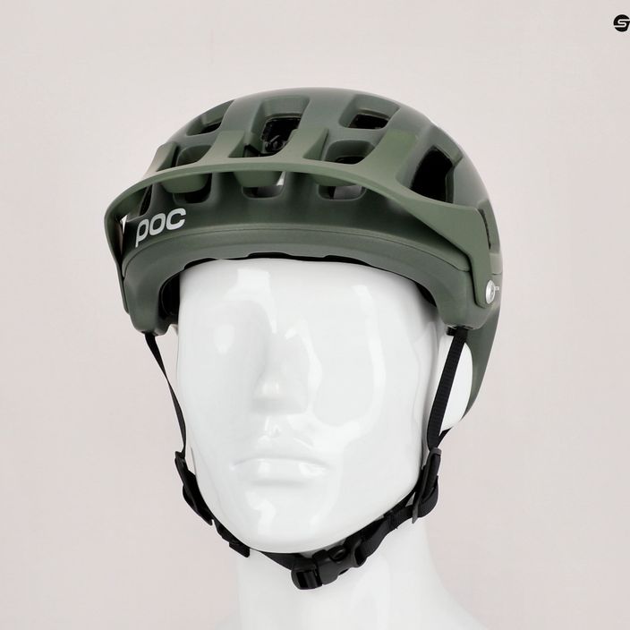 Bicycle helmet POC Tectal epidote green metallic/matt 9