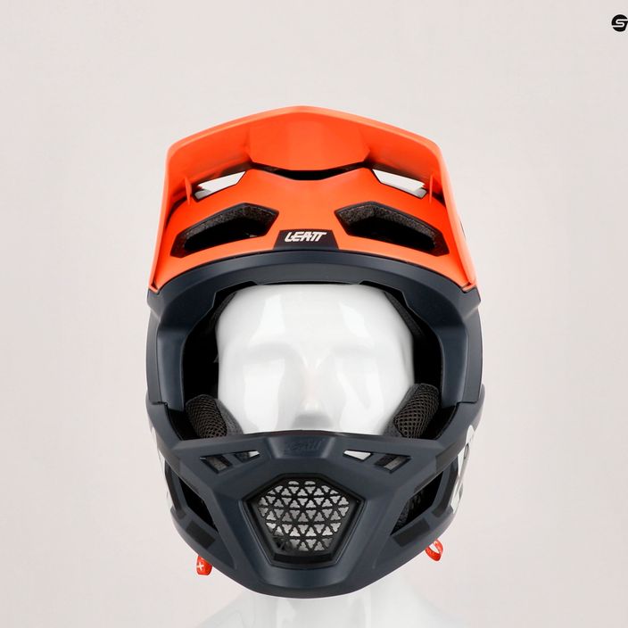 Leatt MTB 4.0 Gravity V22 bike helmet orange/black 1022070512 13