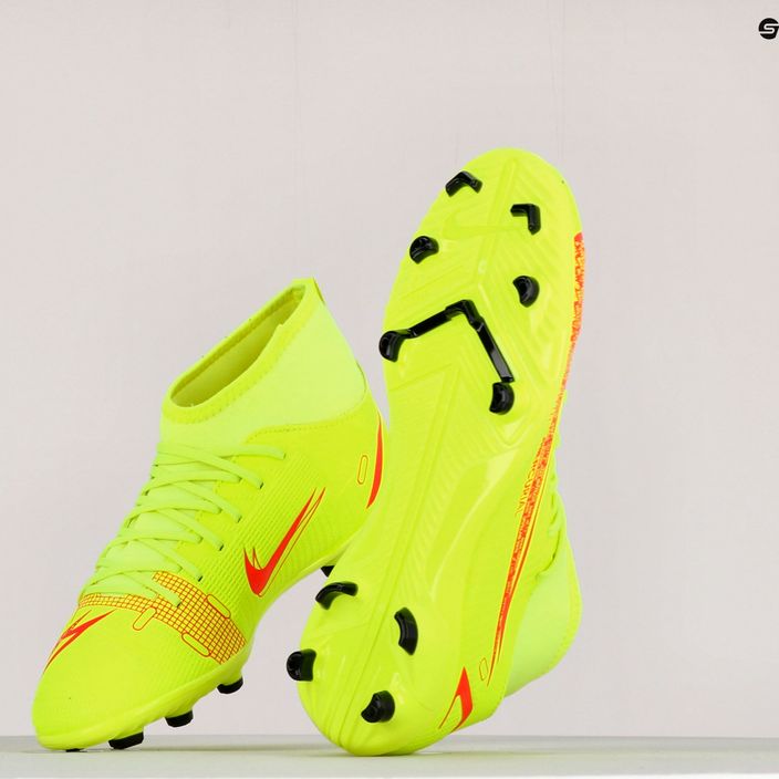Nike Superfly 8 Club FG/MG Jr children's football boots yellow CV0790-760 11