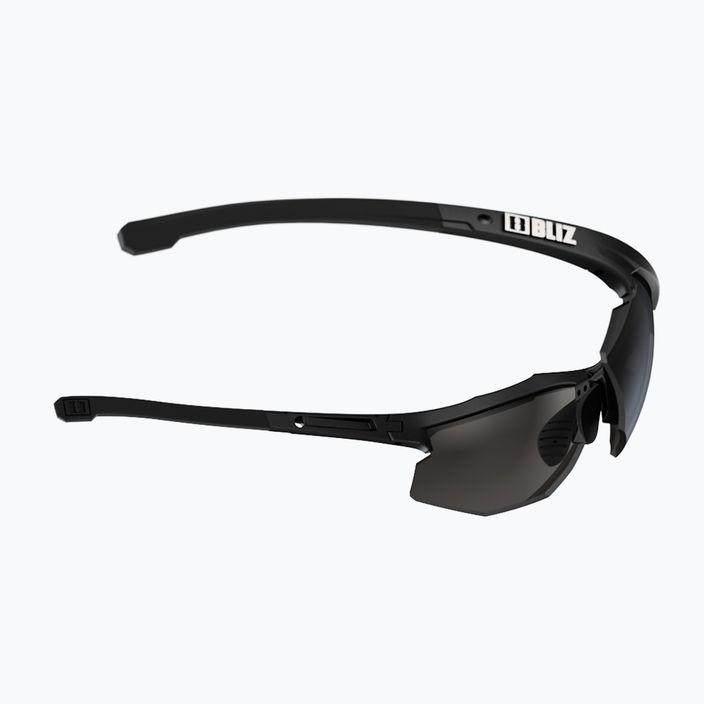 Bliz Hybrid S3 shiny black/smoke cycling glasses 7