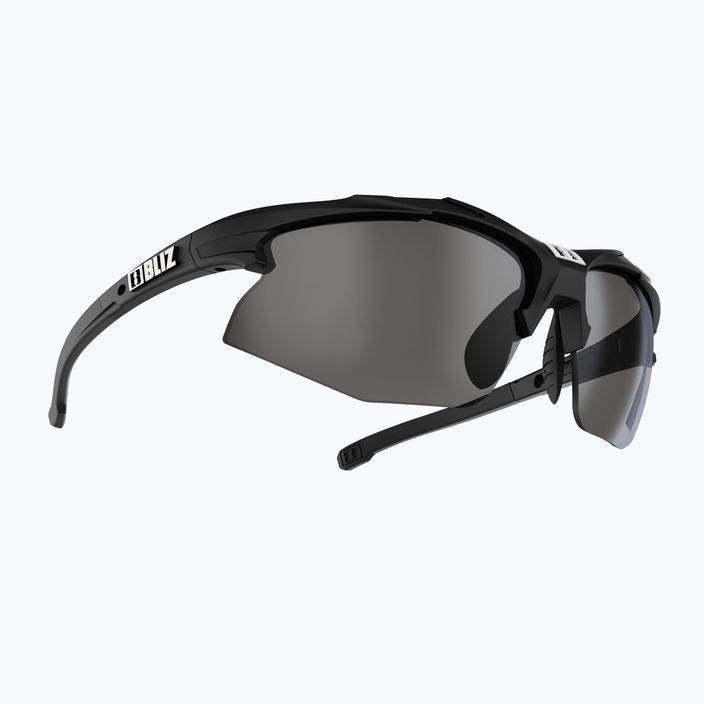 Bliz Hybrid Small S3 shiny black/smoke cycling goggles 3