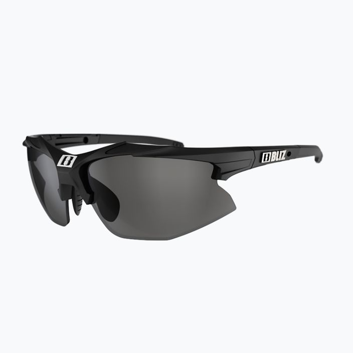 Bliz Hybrid Small S3 shiny black/smoke cycling goggles 4
