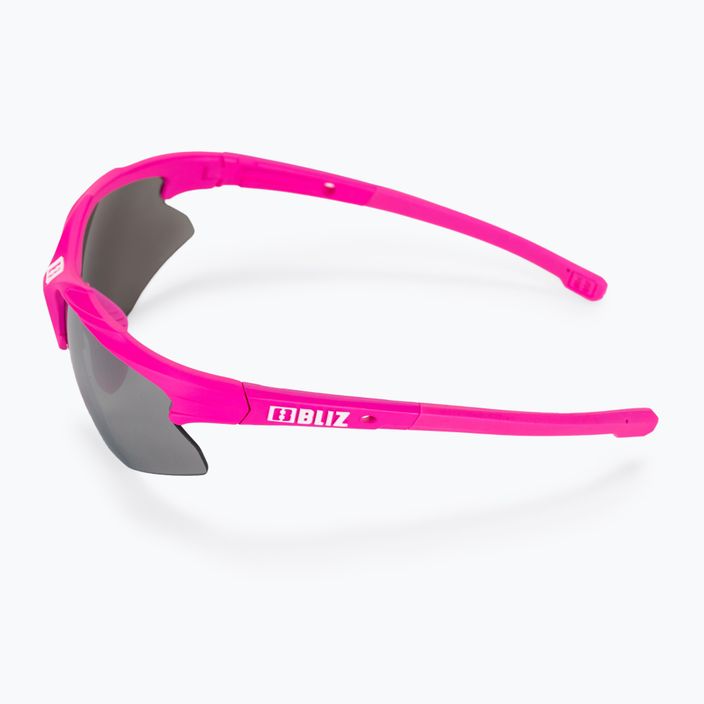 Bliz Hybrid Small pink/smoke silver mirror cycling goggles 52808-41 4