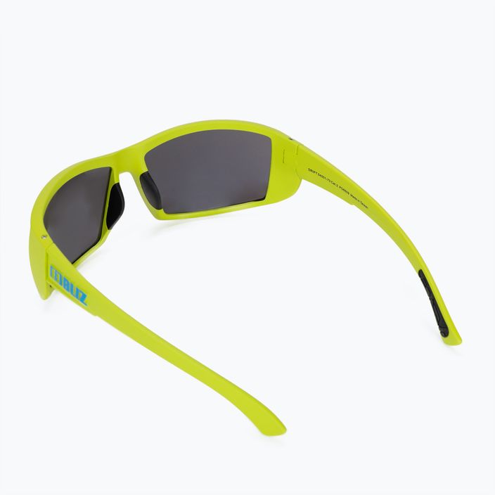 Bliz Drift matt limegreen/smoke blue multi 54001-73 cycling glasses 2