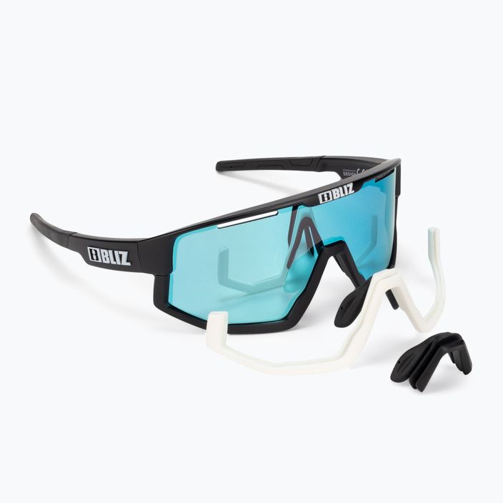 Bliz Fusion S3 matt black / smoke blue multi 52105-10 cycling glasses