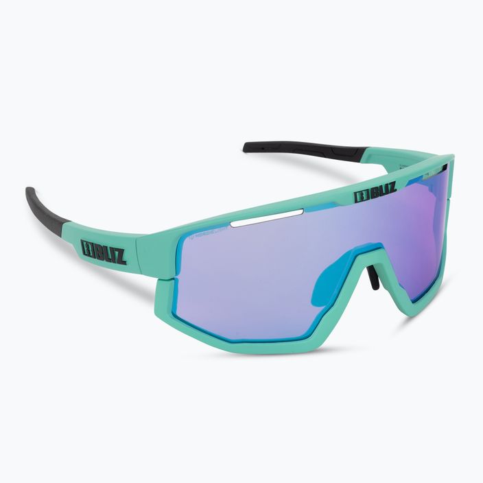 Bliz Fusion Nano Optics Nordic Light S2 cycling glasses matt turquoise/begonia/violet blue multi 2