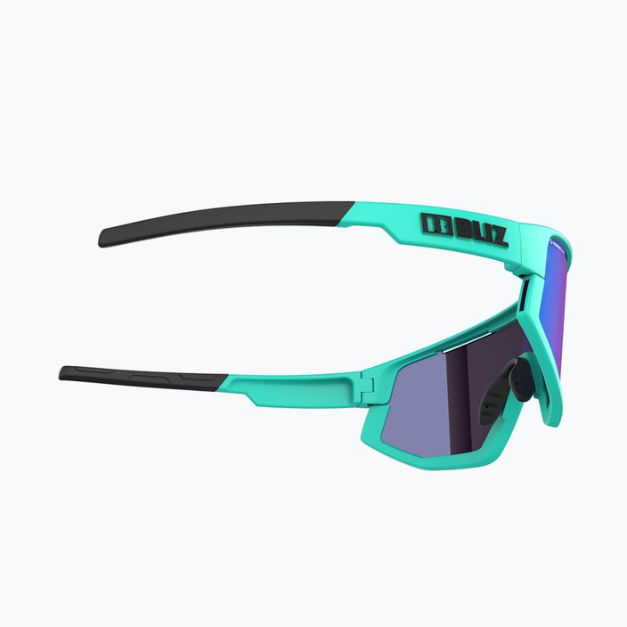 Bliz Fusion Nano Optics Nordic Light S2 cycling glasses matt turquoise/begonia/violet blue multi 7