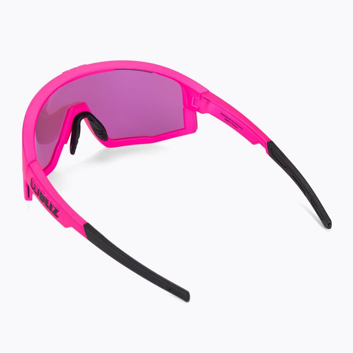 Bliz Fusion Nano Optics Nordic Light pink/begonia/violet blue multi 52105-44N cycling glasses 2