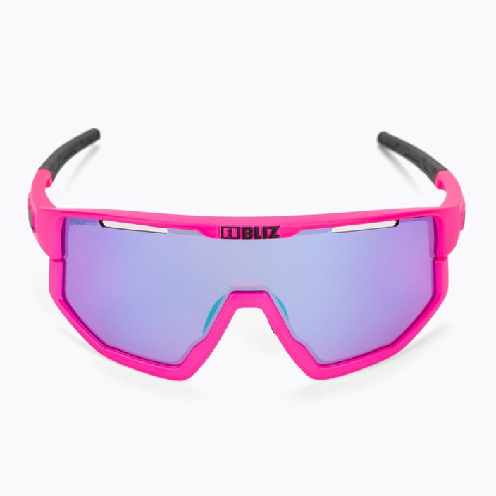 Bliz Fusion Nano Optics Nordic Light pink/begonia/violet blue multi 52105-44N cycling glasses 3