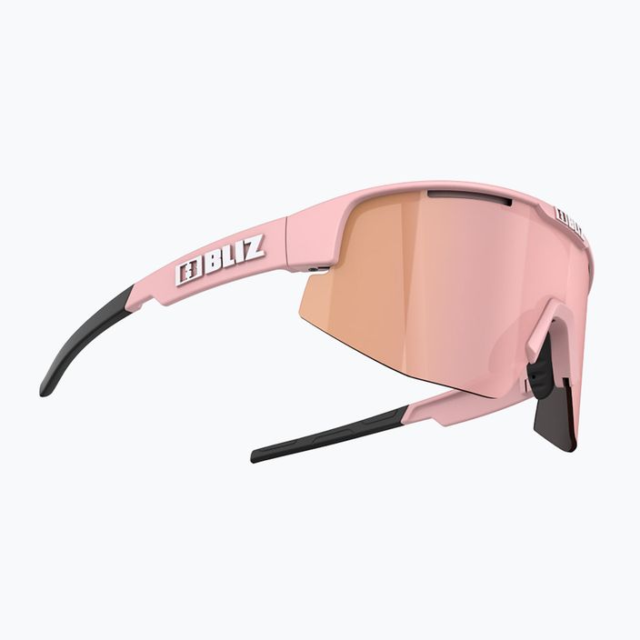 Bliz Matrix matt powder pink/brown rose multi 52104-49 cycling glasses 6