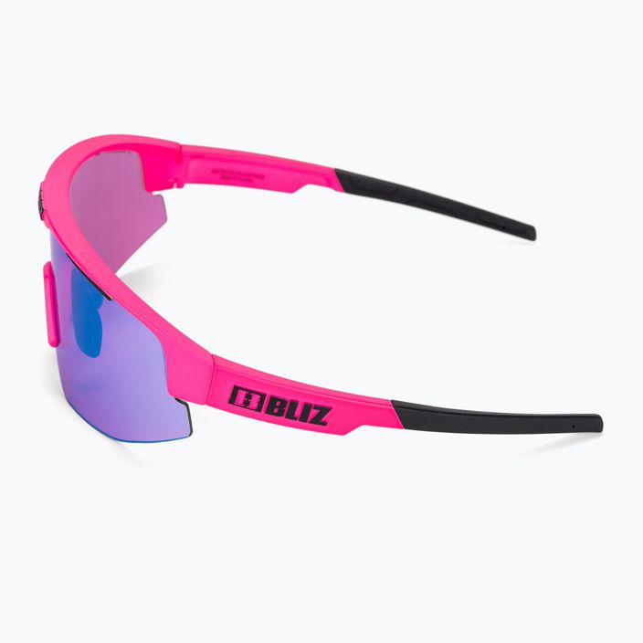 Bliz Matrix Nano Optics Nordic Light pink/begonia/violet blue multi 52104-44N cycling glasses 4
