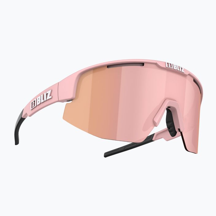 Bliz Matrix Small S3 matt powder pink / brown rose multi 52107-49 cycling glasses 5