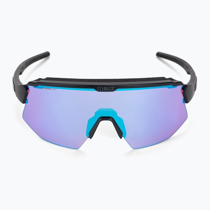 Bliz Breeze Nano Optics Nordic Light matt black/begonia/violet blue multi 52102-14N cycling glasses 3