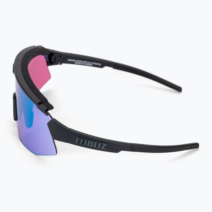 Bliz Breeze Nano Optics Nordic Light matt black/begonia/violet blue multi 52102-14N cycling glasses 4