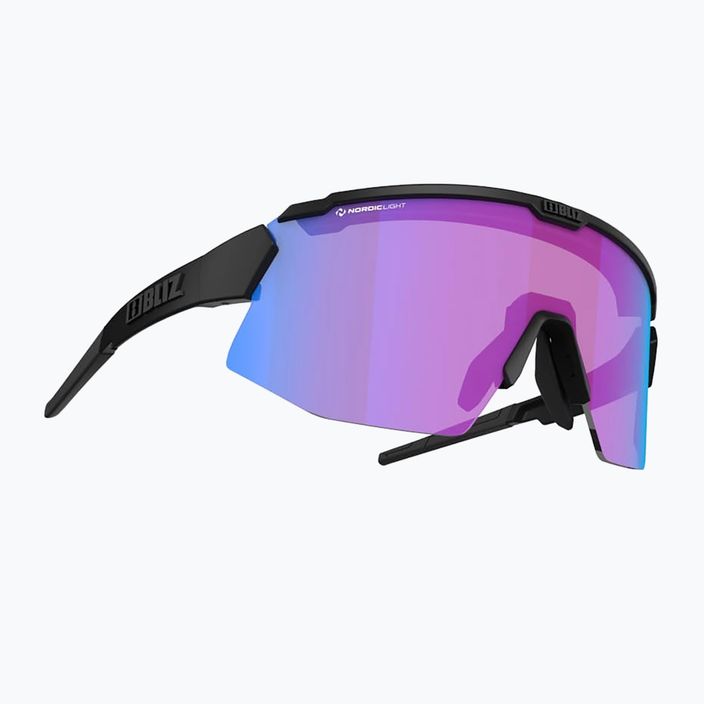 Bliz Breeze Nano Optics Nordic Light matt black/begonia/violet blue multi 52102-14N cycling glasses 6