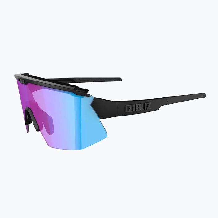 Bliz Breeze Nano Optics Nordic Light matt black/begonia/violet blue multi 52102-14N cycling glasses 10