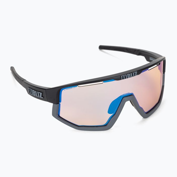Bliz Fusion Nano Optics Nordic Light matt black/coral/orange blue multi 52105-13N cycling glasses