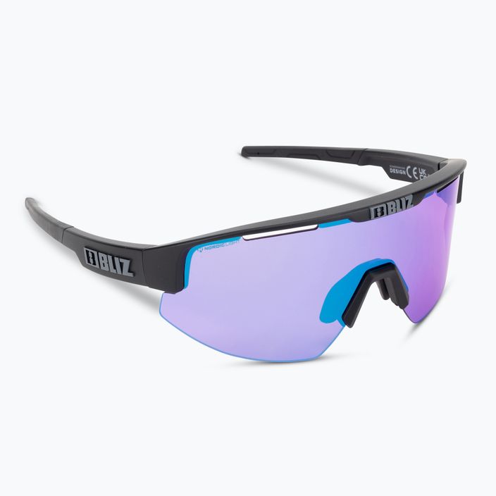 Bliz Matrix Nano Optics Nordic Light S2 cycling glasses matt black/begonia/violet blue multi