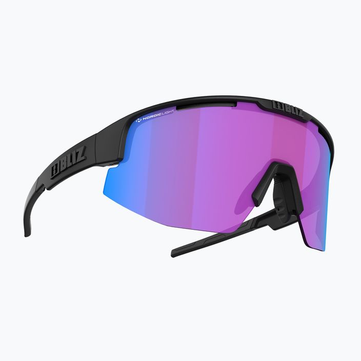 Bliz Matrix Nano Optics Nordic Light S2 cycling glasses matt black/begonia/violet blue multi 2
