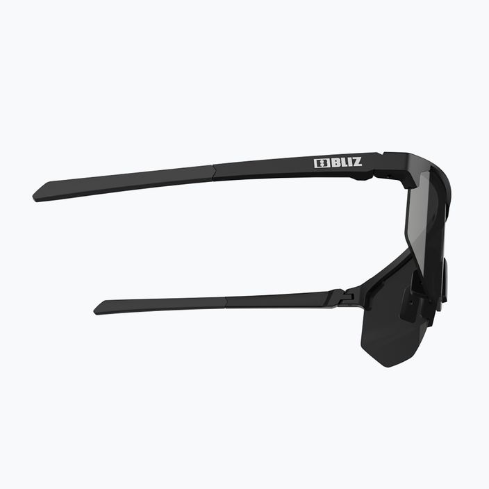 Bliz Hero S3 matt black/smoke silver mirror cycling glasses 5