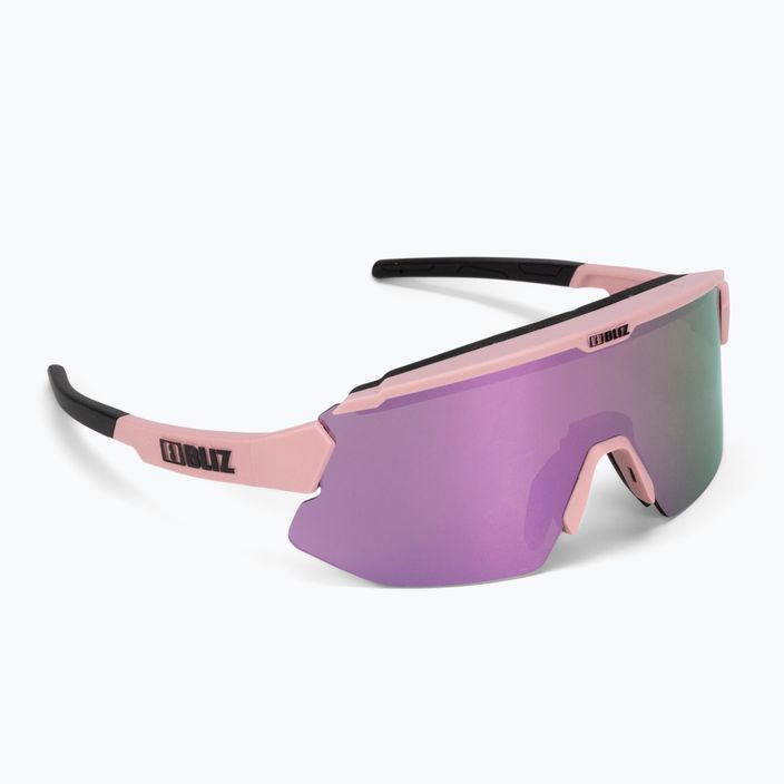 Bliz Breeze Small S3+S1 matt pink / brown rose multi / pink 52212-49 cycling glasses 2