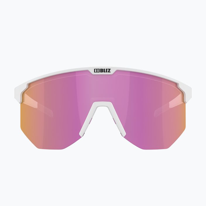 Bliz Hero S3 matt white/brown pink multi cycling glasses 4