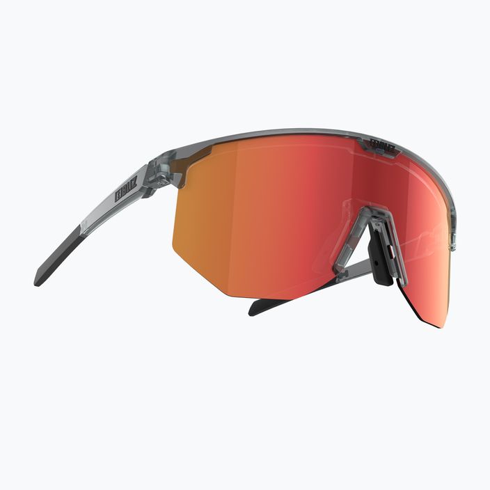 Bliz Hero S3 transparent dark grey/brown red multi bike glasses 2